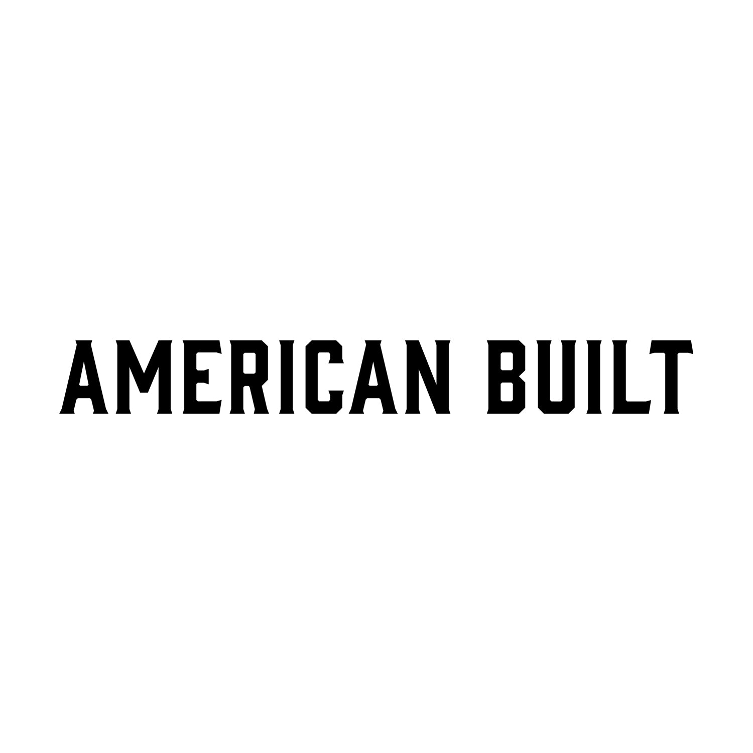 American Built Decal