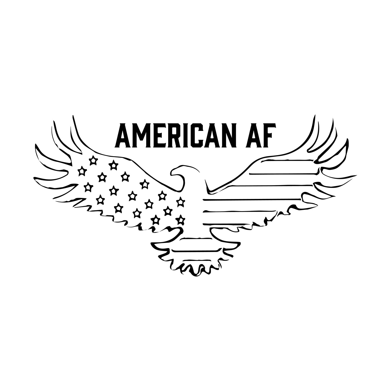 American AF Eagle Decal