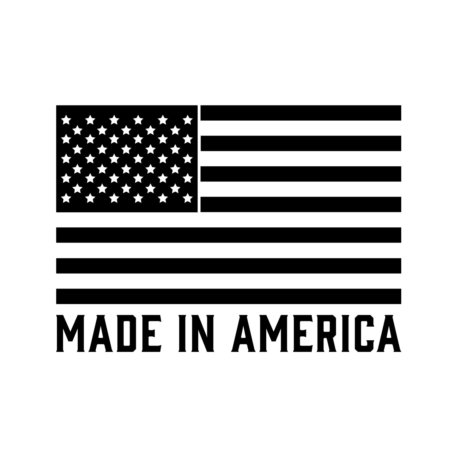 Made in America Flag Decal