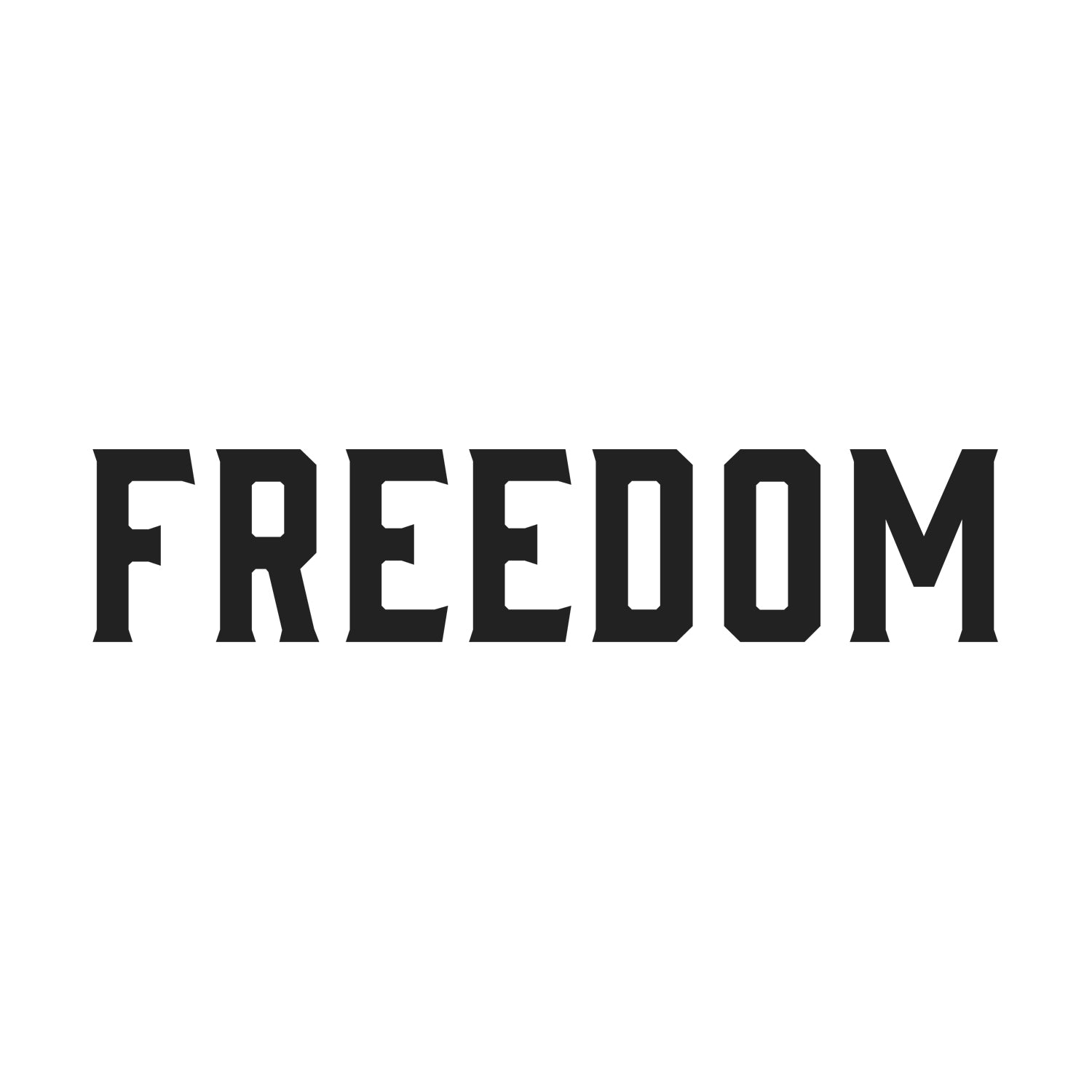 Freedom Decal