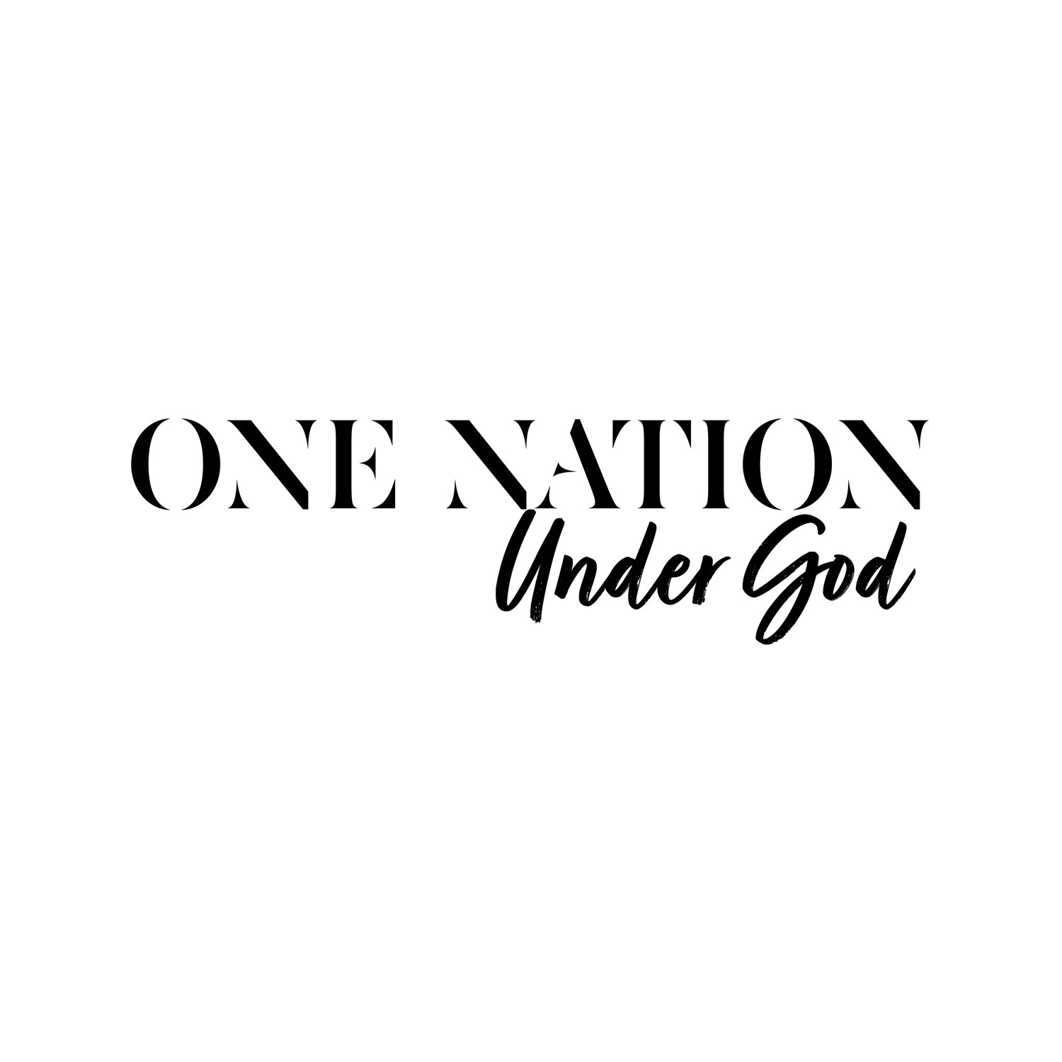 One Nation Under God Decal