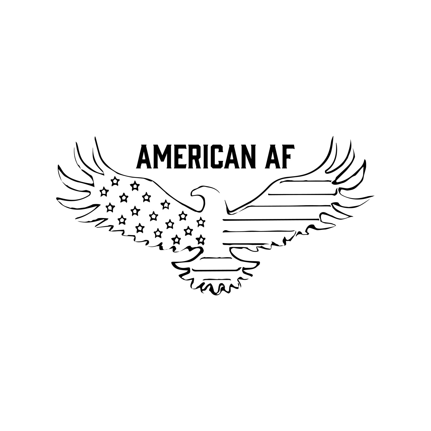 American AF Tee | Patriotic T-Shirt